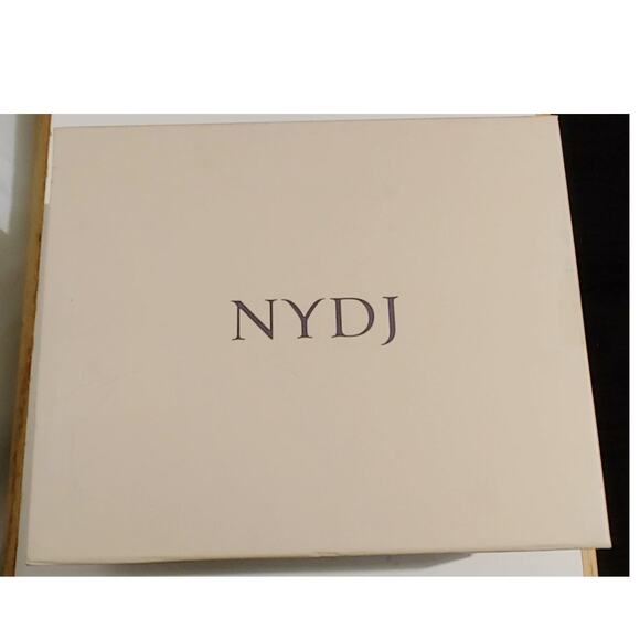 NYDJ Eileenspcs Ankle Boots Lace-Up Block Heel Soft Suede Blue Womens Size 5.5 - Picture 9 of 9